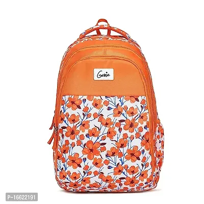 Designer Orange Polyester Multipurpose Bags For Men