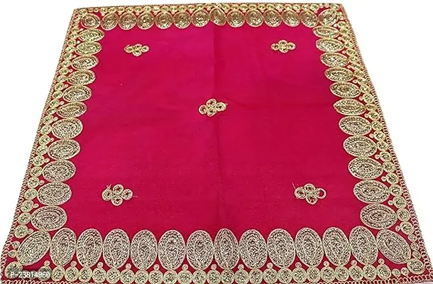 Puja Cloth/Baithak Puja Chowki Assan/Altar Cloth For Multipurpose Use For Home Mandir