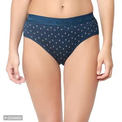 Barasti Women's Printed Cotton Full Coverage Lightweight Underwear/Panties (Q_1532)-thumb0