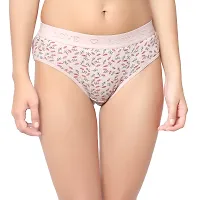 Barasti Women's Comfortable Printed Cotton Hipster Panties (Pack of 1) (Madam_Biscuit)-thumb2