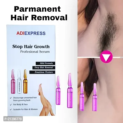 stop hair growth, hair growth stop cream, permanent hair removal cream for women, (5ml 4pcs)