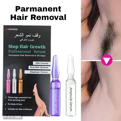 permanent facial hair removal |Stop hair growth/ stop hair growth cream/ stop facial hair growth cream(10ml 2pcs)