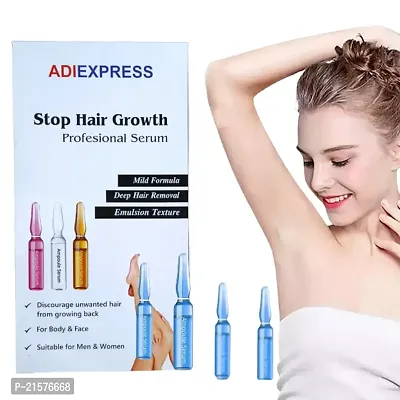 private part hair removal permanent|   stop hair growth/ stop hair growth cream/  stop facial hair growth cream (5ml 4pcs)