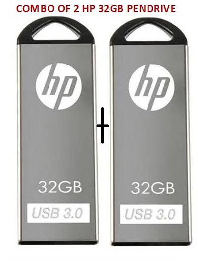 HP v220w 32GB USB 3.0 Pen Drive (Pack of 2)