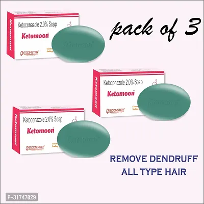 Ketomoon Anti Dandruff Soap Pack of 3 X 75g