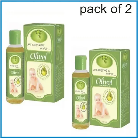 Olvol Baby Oil 100g X 2 Pack Baby Masage Oil