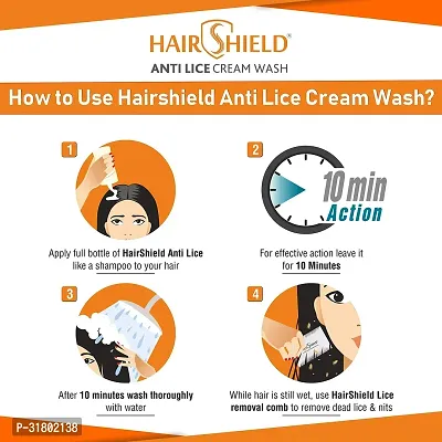 Hair Shield Anti Lice Cream for Hair Dandruff  30g X 4pc-thumb2