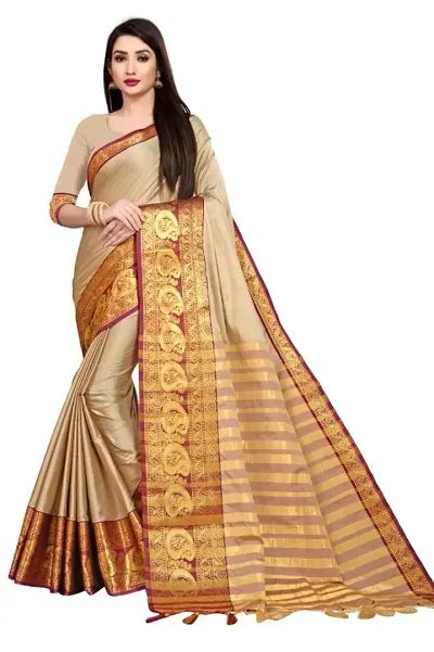 Stylish Silk Saree With Blouse Piece