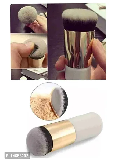 White foundation makeup brush