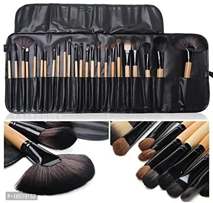 Proffessonal Beauty Makeup Brushes With Pouch, Usage: Professional (Pack of 24)  (Pack of 24)-thumb0