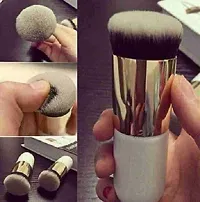 White foundation makeup brush with 2 Blender fuff-thumb2