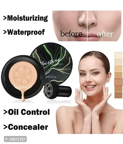 SUNISA Air Cushion BB Cream Isolation BB Nude Concealer Waterproof Liquid Foundation CC Cream  Cream,  with Hello kitty Pink makeup brushes-thumb4