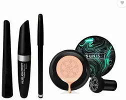 3 In 1 Air Cushion Waterproof Foundation Sunisa + 3in1 Eyeliner combo Pack-thumb1