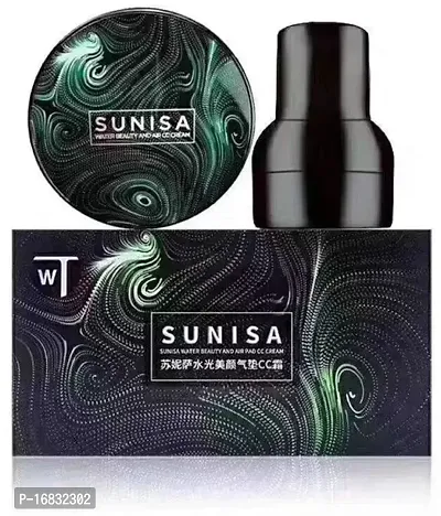 3 In 1 Air Cushion Waterproof Foundation Sunisa + 3in1 Eyeliner combo Pack-thumb4