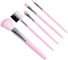 6155 Makeup kit + 5 pcs Makeup Brush + 2 pc Blender Puff  (Pack of 4)-thumb1