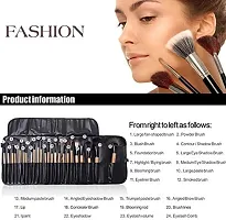 Proffessional Beauty Makeup brushes set of 24 pcs Black brushes with   TYA 6155  Makeup kit-thumb1