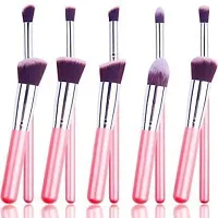 PROFFESSIONAL BEAUTY TYA 6155 MAKEUP KIT  +10 PCS PINK MAKEUP  BRUSH  WITH PUFF PACKET MIX COLOR-thumb1