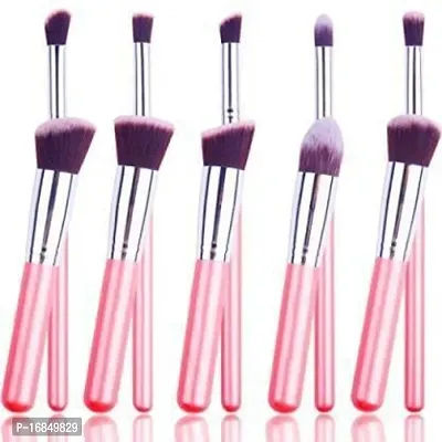 PROFFESSIONAL BEAUTY TYA 6155 MAKEUP KIT  +10 PCS PINK MAKEUP  BRUSH  WITH PUFF PACKET MIX COLOR-thumb2