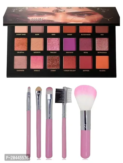 Professional beauty Rose Gold Makeup kit with 5 pcs brush pink set of 5