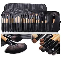 Professional beauty 24 pcs black makeup brushes set of 24-thumb2