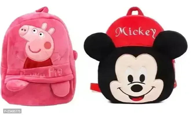 Classic Bag Multicoloured Color Free Size For Kids Pack Of 2