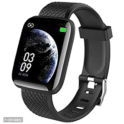 ID116 Bluetooth Smart Watch for Boys Android  iOS Devices Touchscreen Fitness Tracker for Men Women, Kids Activity with Step Counting Waterproof-thumb0