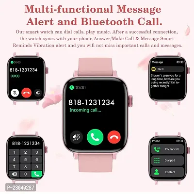 PINK..New SMART WATCH 2023 latest version /T500 Full Touch Screen Bluetooth Smartwatch with Body Temperature, Heart Rate  Oxygen Monitor Compatible with All 3G/4G/5G Android  iOS-thumb3