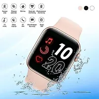 New PINK SMART WATCH 2023 latest version /T500 Full Touch Screen Bluetooth Smartwatch with Body Temperature, Heart Rate  Oxygen Monitor Compatible with All 3G/4G/5G Android  iOS-thumb1