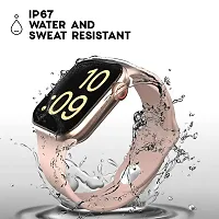 SMART WATCH 2023 latest version PINK /T500 Full Touch Screen Bluetooth Smartwatch with Body Temperature, Heart Rate  Oxygen Monitor Compatible with All 3G/4G/5G Android  iOS-thumb1