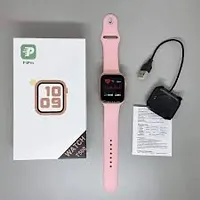 New /PINK SMART WATCH 2023 latest version /T500 Full Touch Screen Bluetooth Smartwatch with Body Temperature, Heart Rate  Oxygen Monitor Compatible with All 3G/4G/5G Android  iOS-thumb4