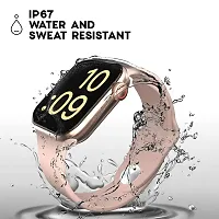 New /PINK SMART WATCH 2023 latest version /T500 Full Touch Screen Bluetooth Smartwatch with Body Temperature, Heart Rate  Oxygen Monitor Compatible with All 3G/4G/5G Android  iOS-thumb1