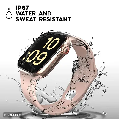 New /PINK SMART WATCH 2023 latest version /T500 Full Touch Screen Bluetooth Smartwatch with Body Temperature, Heart Rate  Oxygen Monitor Compatible with All 3G/4G/5G Android  iOS-thumb2