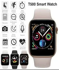 New PINK//SMART WATCH 2023 latest version /T500 Full Touch Screen Bluetooth Smartwatch with Body Temperature, Heart Rate  Oxygen Monitor Compatible with All 3G/4G/5G Android  iOS-thumb4
