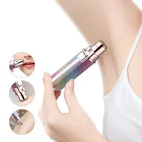 2 in 1 Eyebrow- Hair Remover, Painless Portable Precision Electric Eyebrow Hair Trimmer, Facial Hair Removal for Women, Epilator for women Eyebrows with LED Light-thumb4