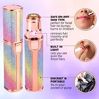 2 in 1 Eyebrow Hair/Remover, Painless Portable Precision Electric Eyebrow Hair Trimmer, Facial Hair Removal for Women, Epilator for women Eyebrows with LED Light-thumb4