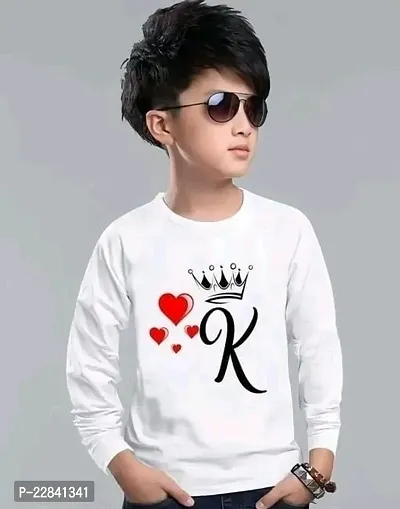 Stylish Multicoloured Polyester Printed T-Shirts For Boys