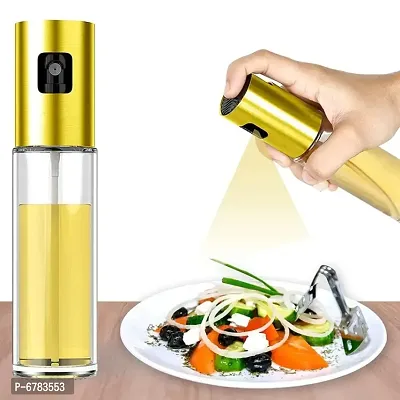 Oil Sprayer, Transparent Food-Grade Glass Oil Spray Portable Spray Bottle Vinegar Bottle Oil Dispenser for BBQ Making Salard Cooking Baking Roasting Grilling (100ML) (Assorted)