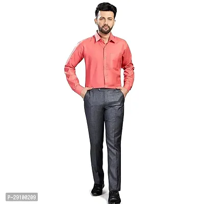 Stylish Red Rayon Long Sleeves Casual Shirt For Men-thumb0