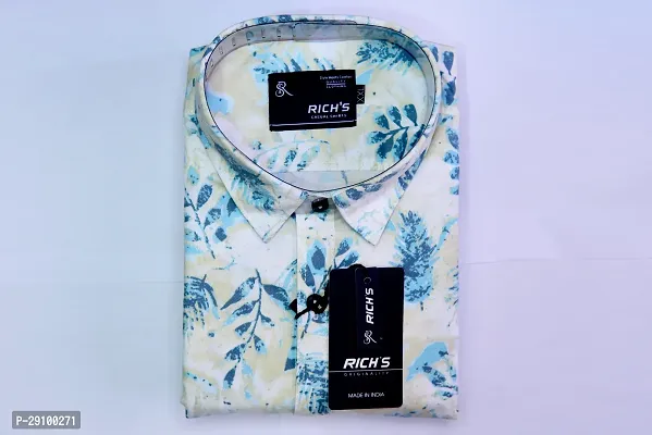 Stylish Multicoloured Rayon Long Sleeves Casual Shirt For Men