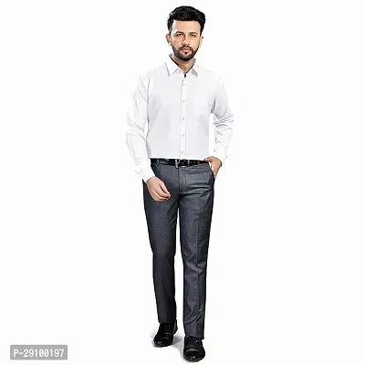 Stylish White Rayon Long Sleeves Casual Shirt For Men-thumb0