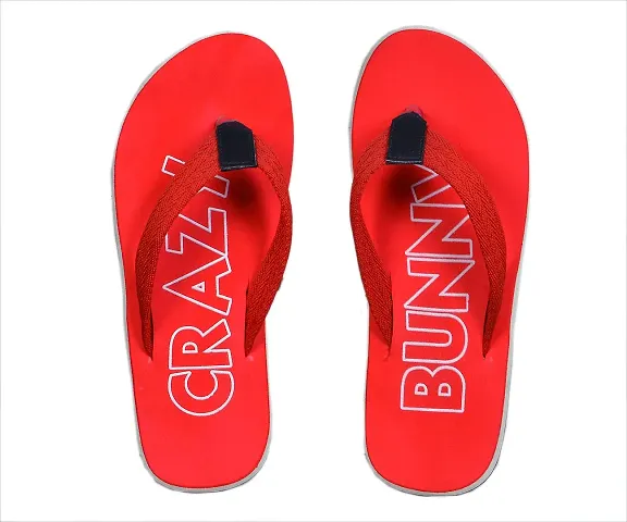 Crazy Bunny Men's Flip-Flop Slippers | Comfortable | Lightweight Slippers (CB09_P)