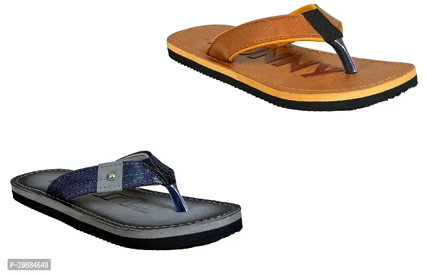 Crazy Bunny Mens Flip-flop Combo CBF0018+CBF0028