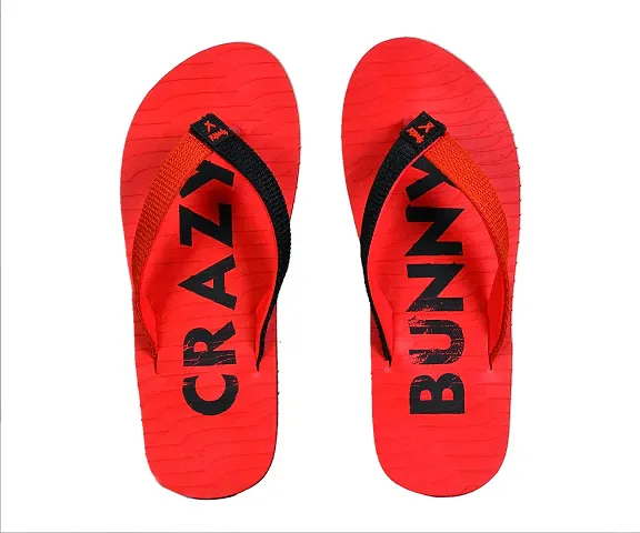 Crazy Bunny Men's Flip-Flop Slippers | Comfortable | Lightweight Slippers (CB02_P)