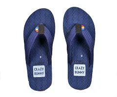 Crazy Bunny Men's Flip-Flop Slippers | Comfortable | Lightweight Slippers (Navy,10) (CBF0130-10)-thumb1