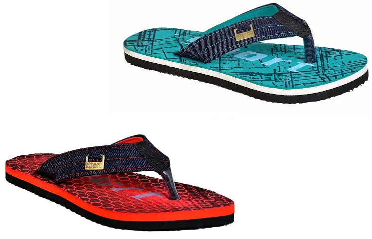 Crazy Bunny Mens Flip-flop Combo CBF0084+CBF0089