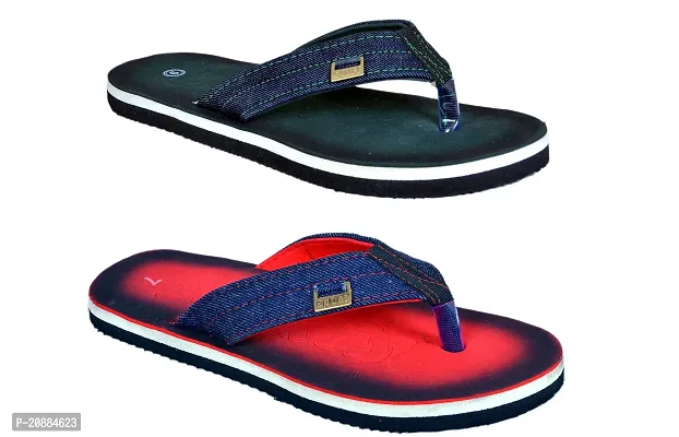 Crazy Bunny Mens Flip-flop Combo CBF0012+CBF0010