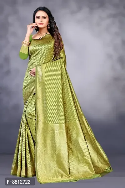 Classic Cotton Silk Jacquard Saree with Blouse piece