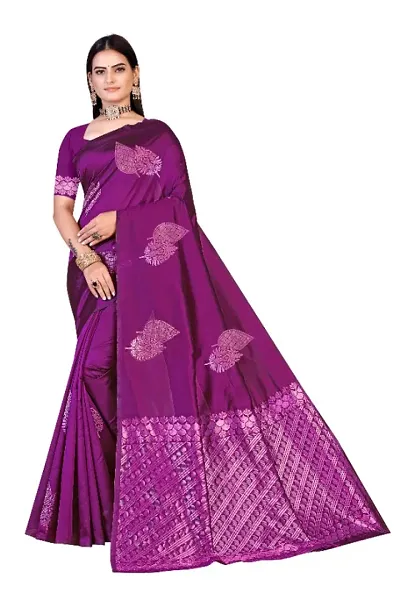 Beautiful Silk Saree with Blouse piece