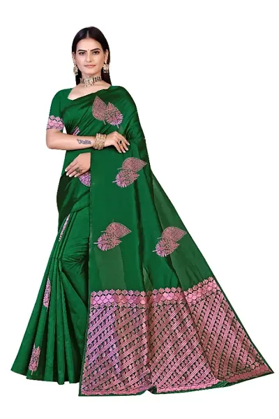 Beautiful Silk Saree with Blouse piece