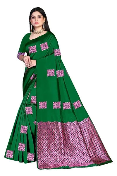 Attractive Cotton Silk Sarees with Blouse piece